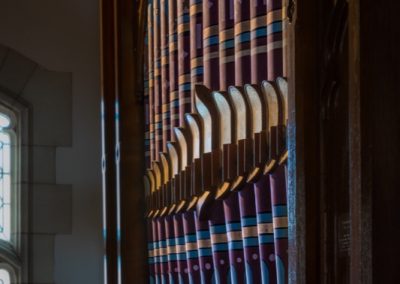 Decorated pipes of the St Paul's organ