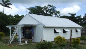 The church on the Island of Tanna, Vanuatu, built by a St Paul's-supported team