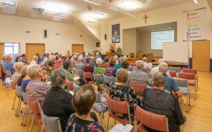 Morning service in the St Paul's worship centre